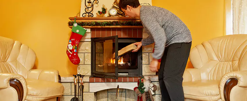 Rusted Metal Fireplace Restoration in Owensboro, Kentucky